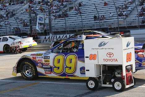 NASCAR driver w:Trevor Baynes