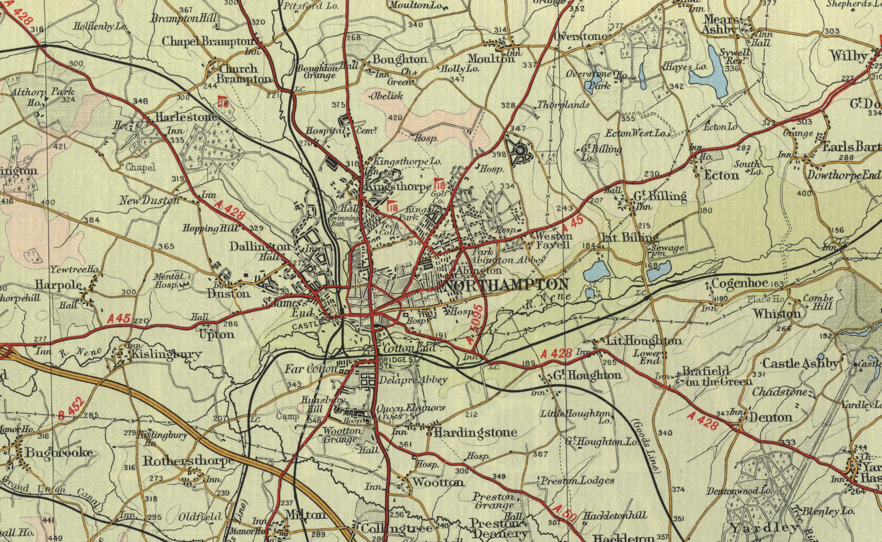 Northampton Map