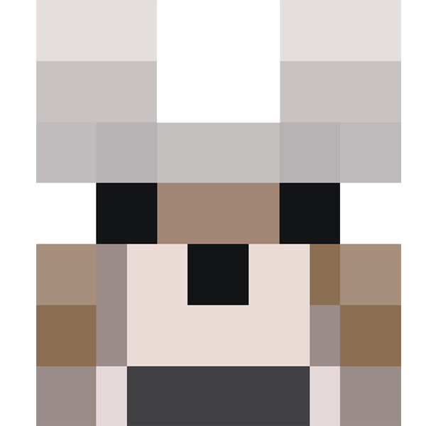 Wolf face  Minecraft Faces