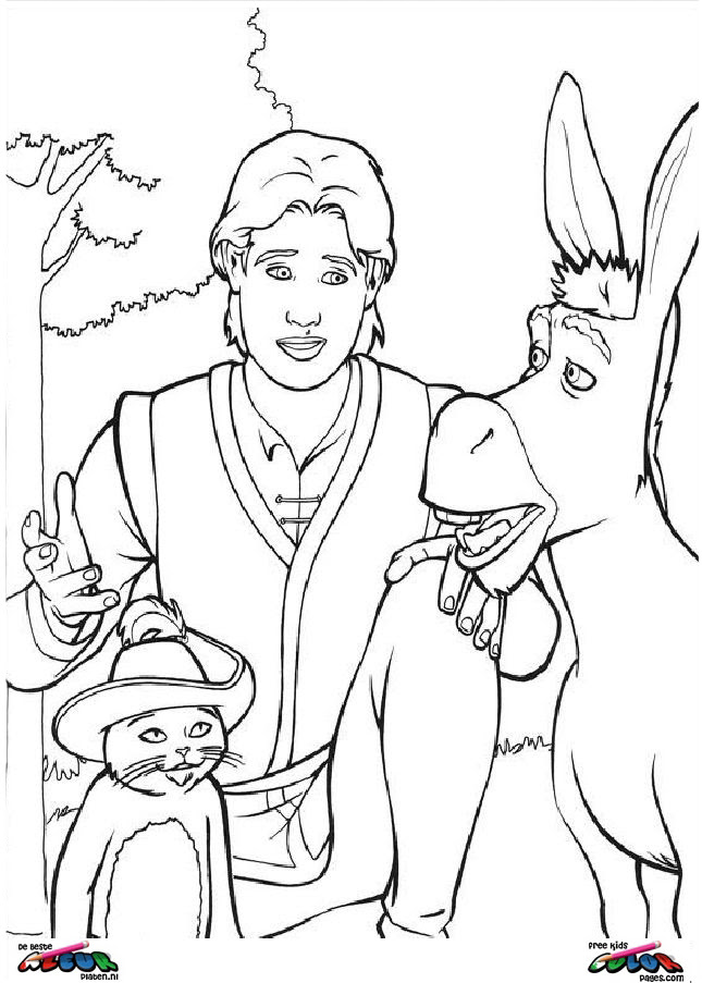 Puss in Boots009 - Printable coloring pages