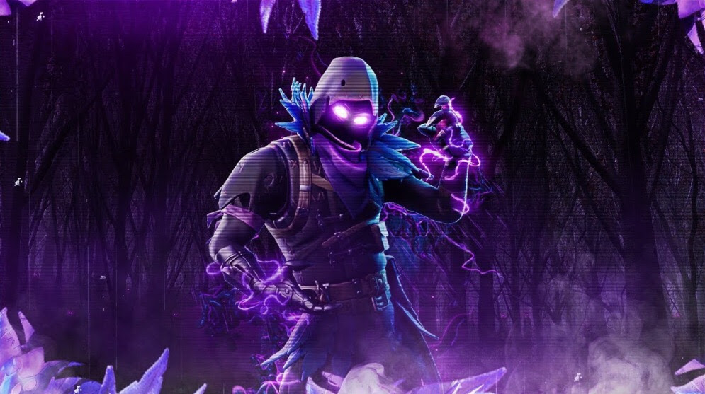 Fortnite raven fortniteraven purple background evil for