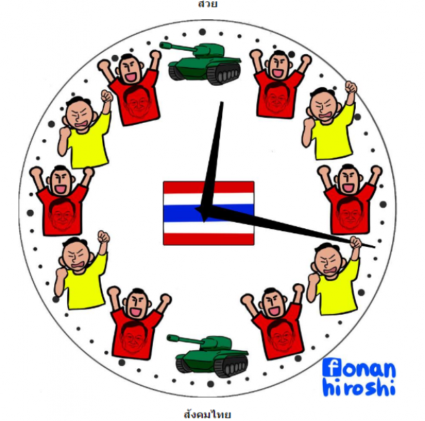 ดราม่ายังไม่จบ! ภาพเสียดสีสังคมไทย ในมุมมอง ญี่ปุ่น!