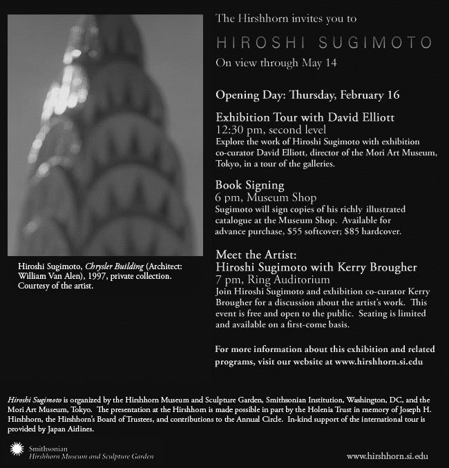Sugimoto Opens at Hirshhorn