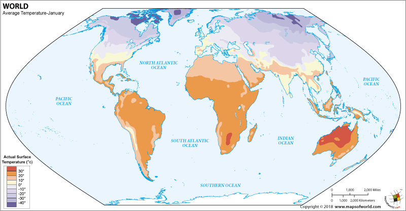 Average Temparature January