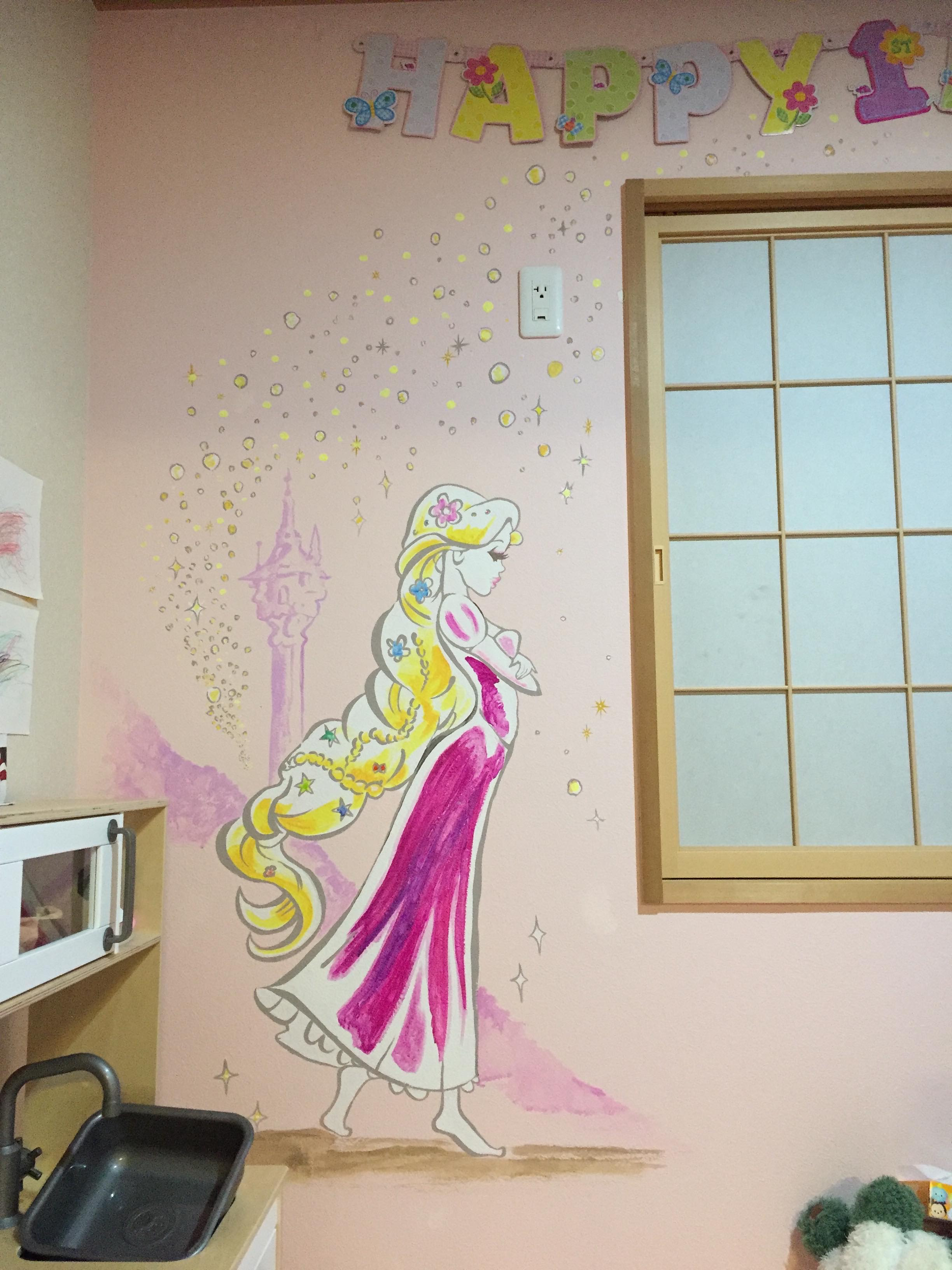 ラプンツェル 壁画 Pajrikabegami