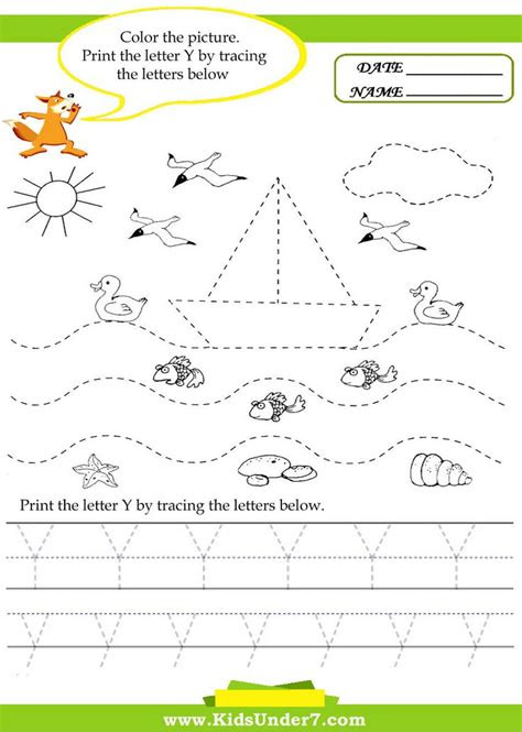 Webworksheets for teaching the letter y. letter y worksheets for kindergarten worksheet for kindergarten
