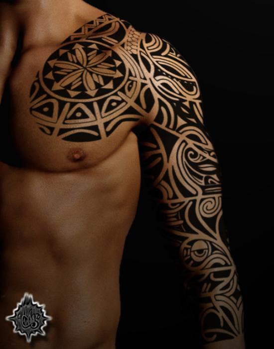 tribal sleeve tattoos gallery