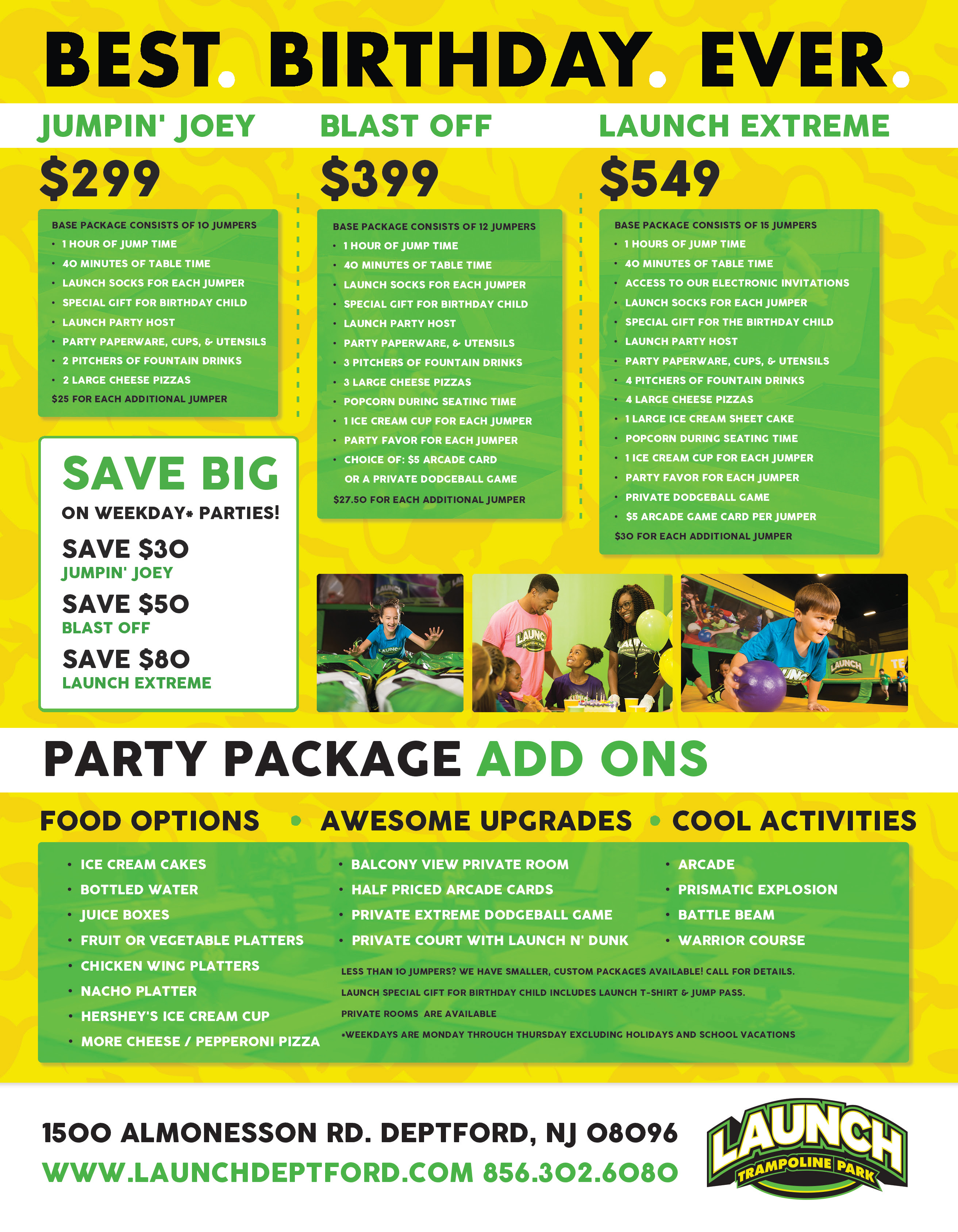 Birthday Parties | Launch Maringa