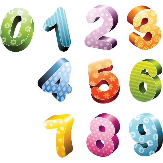 Download 3d Numbers - ClipArt Best