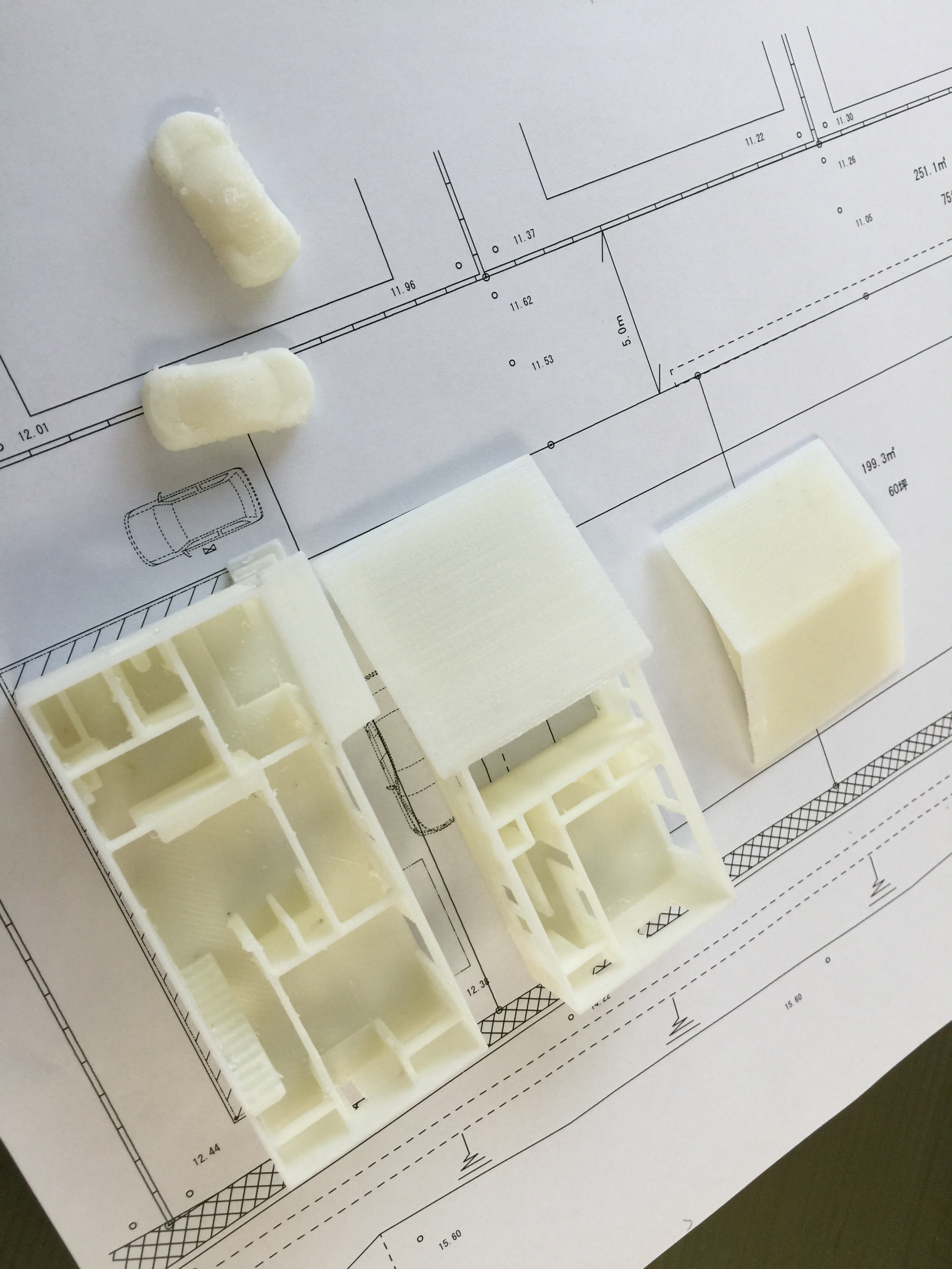 3d プリンターで建築模型 製作しました 宮元工務店 さぁ 楽しい家づくりを始めましょう 鹿児島の新築注文住宅 床暖房 リフォームならお任せください