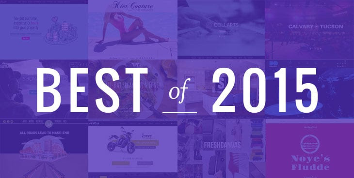 WordPress theme Top 30 Showcase Sites For 2015