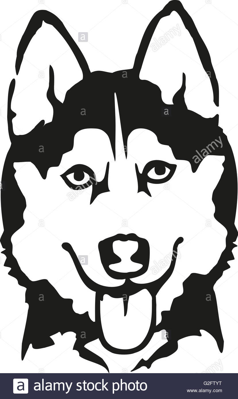Download Husky Head Silhouette at GetDrawings | Free download
