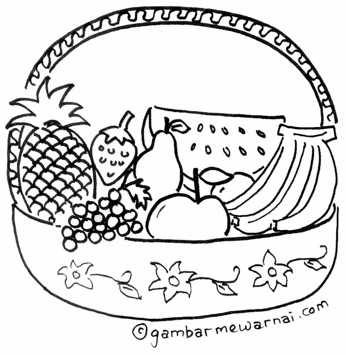 Mewarnai Cara Menggambar Buah Buahan