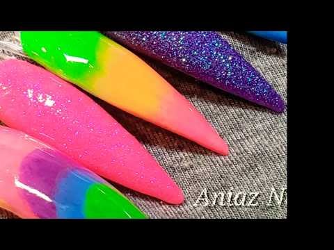 Top Neon Colored Nails most popullar!