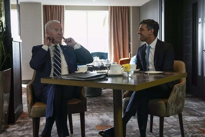 Biden on nostalgia tour of Ireland, meets UK PM Rishi Sunak