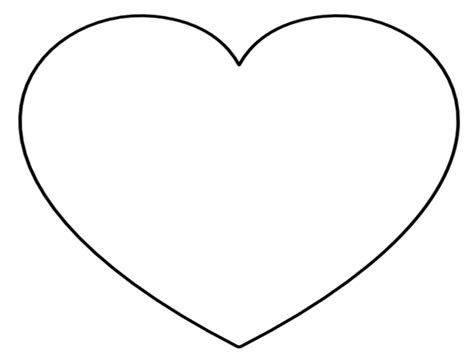  10 inch heart template printable printable templates
