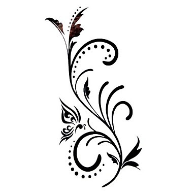 5 stk blomst vandt t midlertidig tatovering 12 5 cm 6 5 cm 5 stk blomst vandt t midlertidig tatovering 12 5 cm 6 5 cm