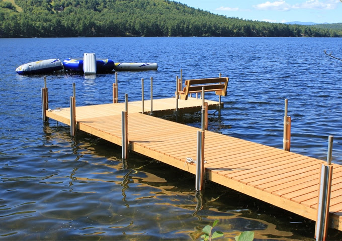 Stationary Wood Docks - Boat Docks
