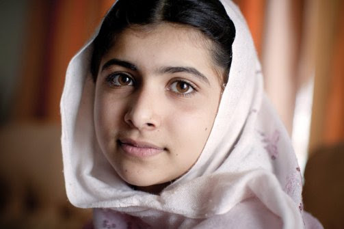 Fotografía de Malala. Click 'mostrar siempre imágenes' si nos ves esta imagen. 