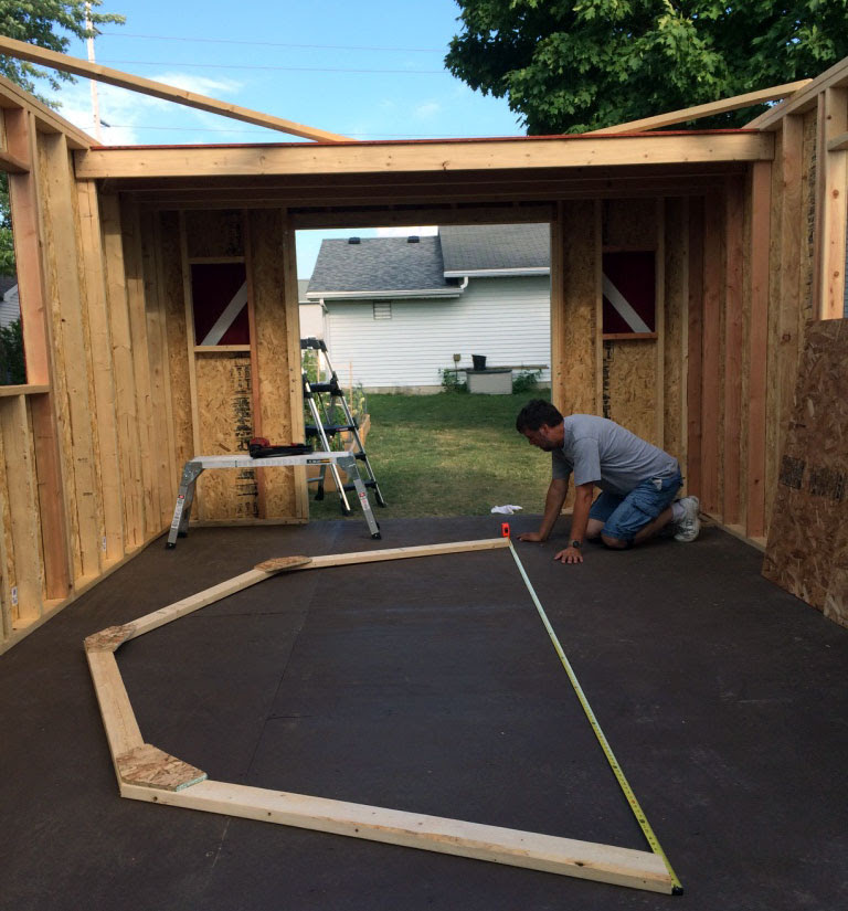12×16 tall barn style gambrel roof shed plans