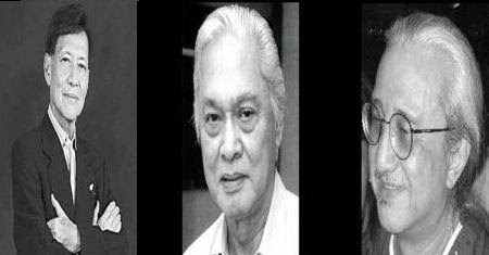 L-R: Max Soliven, Adrian Cristobal, Conrado de Quiros