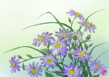 Zuzu Log 花 イラスト シリーズ １１月 野菊