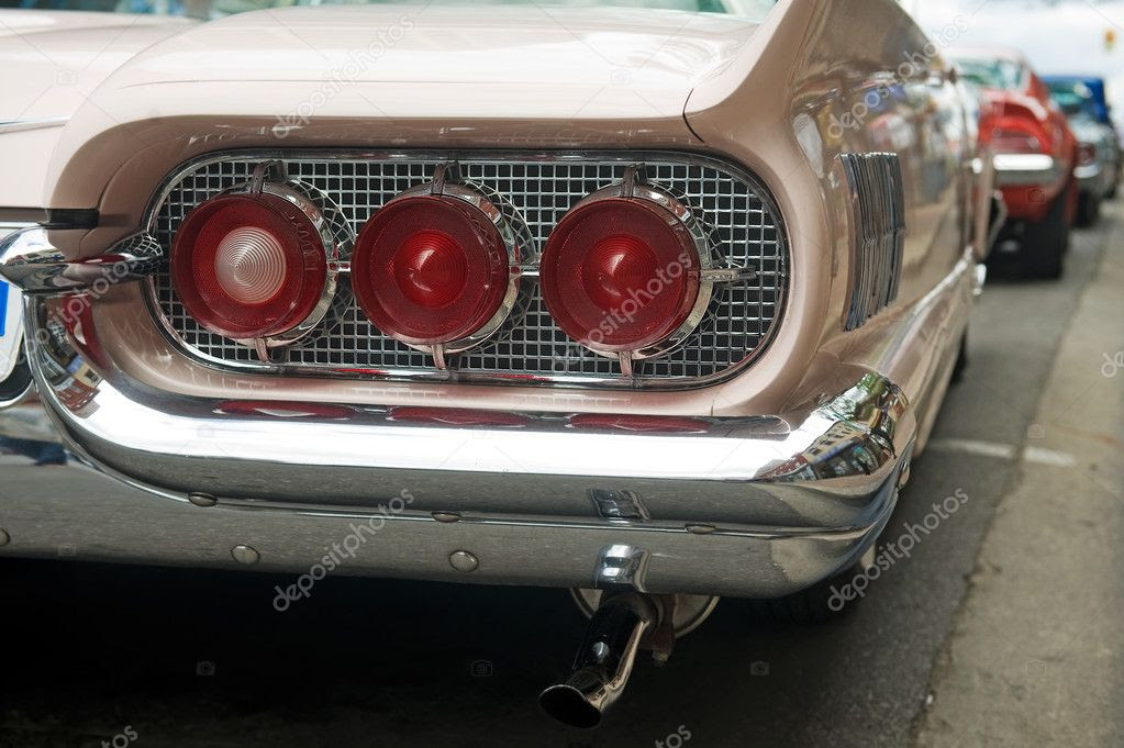 Rear end old car — Stock Photo © Marek Poplawski #