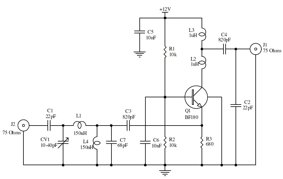 15db Uhf Tv Antenna Booster