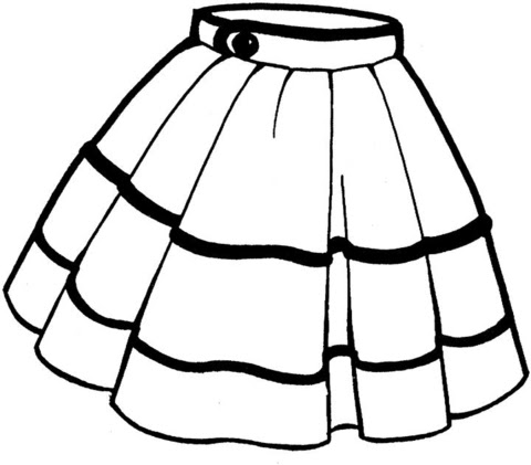 Coloring Sheets  Girls on Skirt Coloring Page Jpg