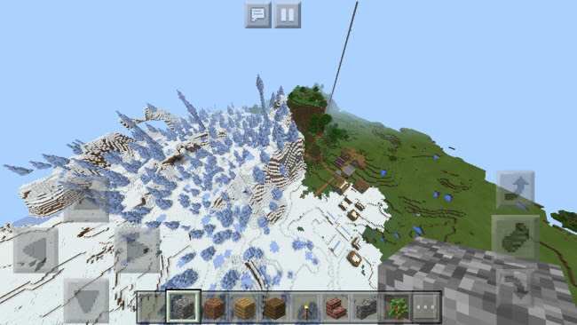 Minecraft Pe 樹氷の森にスポーンするシード値 Seed まとめ 樹氷村も Surilog