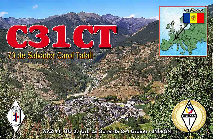 QSL image for C31CT