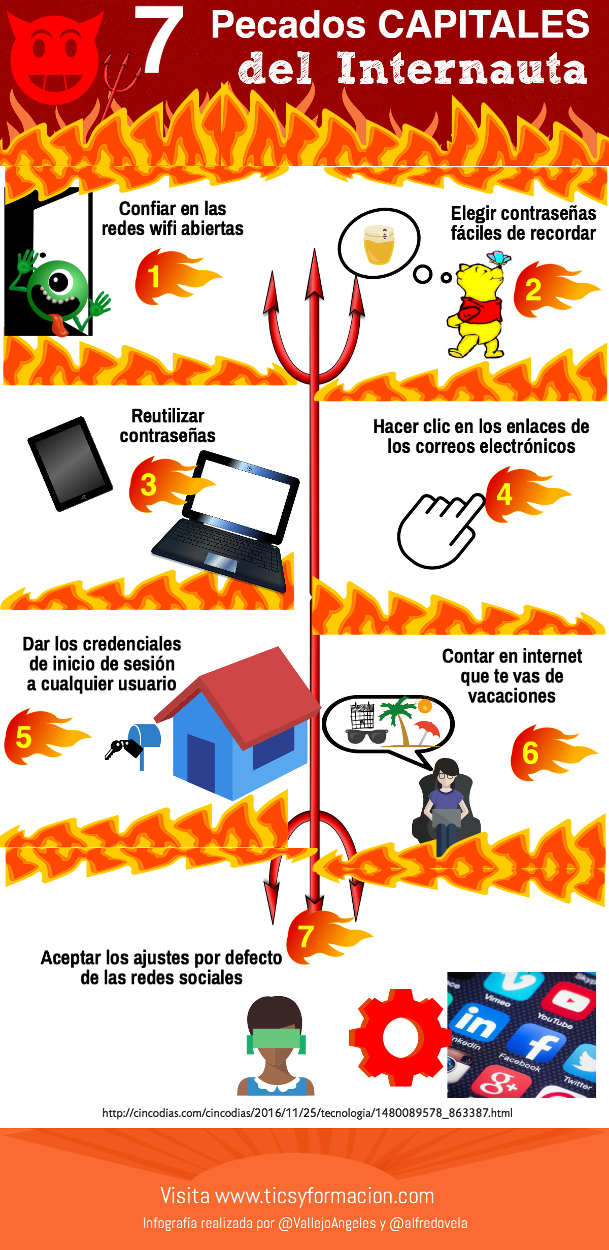 7 pecados capitales del internauta
