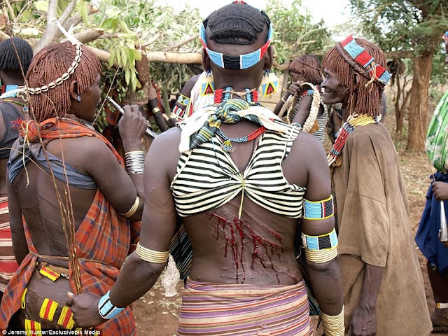 Strange:See Where Women are Flogged Mercilessly in Order to Show That They Love Their Men