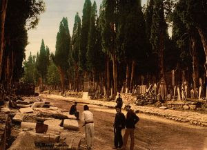 Cementerio de Üsküdar hacia 1890