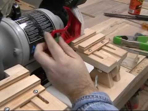 Homemade Grinder Tool Rest &amp; Veritas Grinding Jig Review 