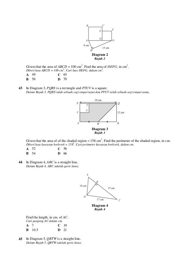 100 soalan Matematik Ting2