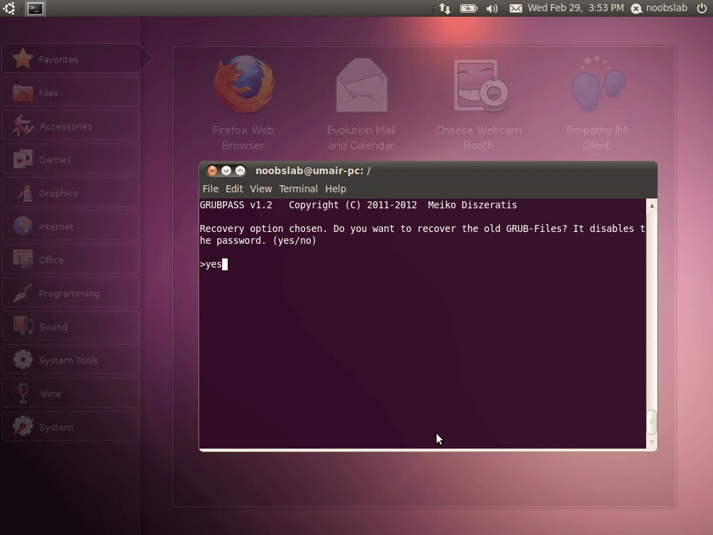 fedora grub