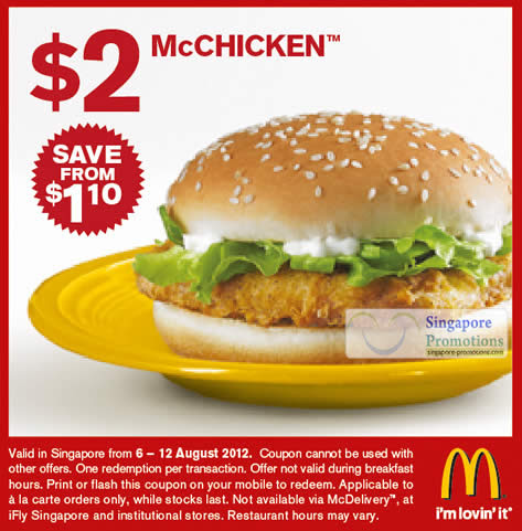 McDonald's $2 Horlicks McFlurry, $1.50 Sausage / $2 Egg ...