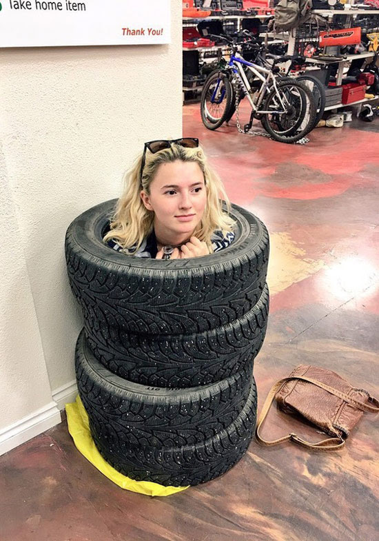 Sometimes you just wanna see if you fit