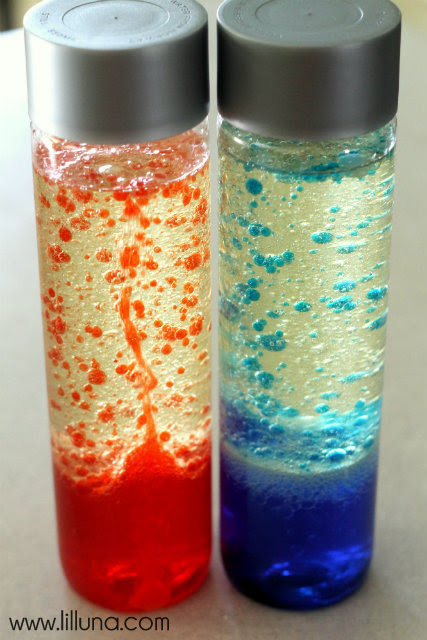 DIY Alka-Seltzer Lava Lamp Tutorial from The 36th Avenue here. For two 