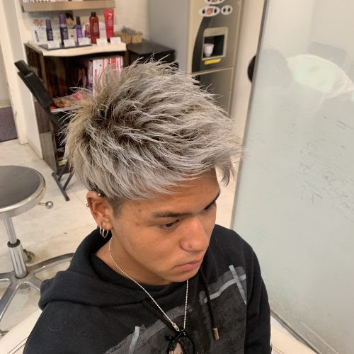 破壊的 任命する シュリンク メンズ 短髪 シルバー Enriqueluna Org