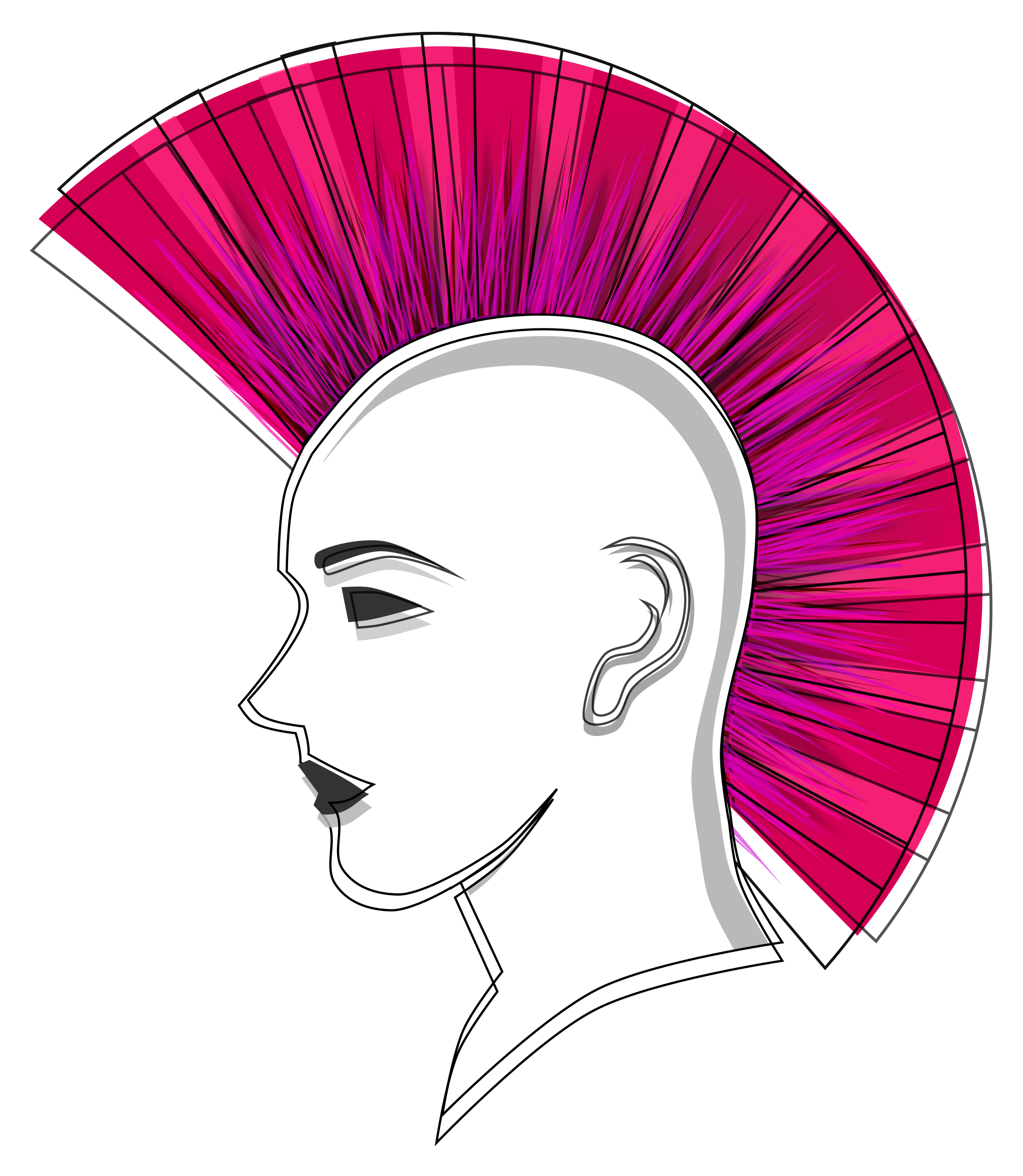 Mohawk Hair PNG Transparent Mohawk Hair.PNG Images.  PlusPNG