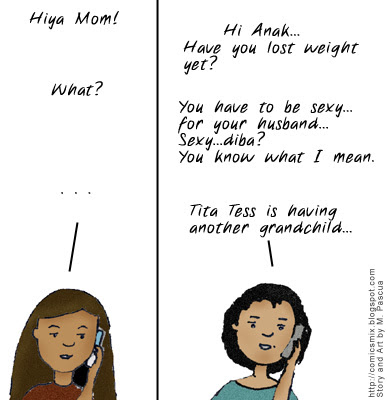 Mom's advice is to be sexy-sexy for my husband!