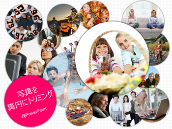 Jumble Blog ほ パワポ小技 写真を真円にトリミング