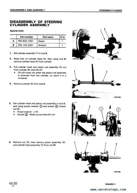 Komatsu WA450-1 Wheel Loader Shop Manuals PDF