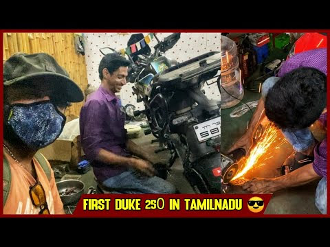 A Life Saving Modification For Ladies In My Duke 250 😍 - White Horse | First Duke 250 In Tamilnadu 💥