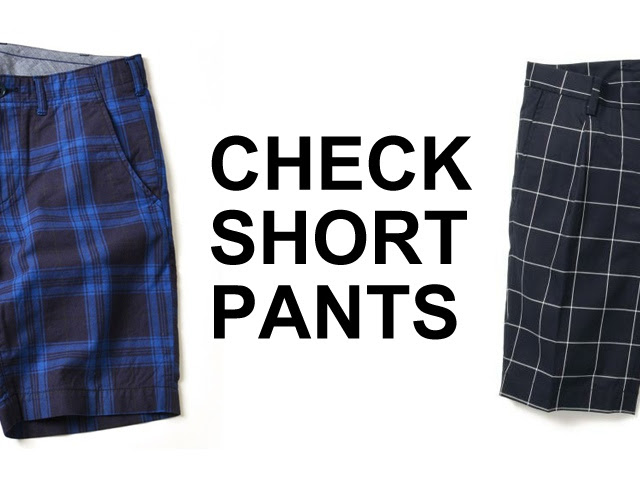 チェックショートパンツで夏の短パンコーデ メンズおすすめショートパンツ 16夏