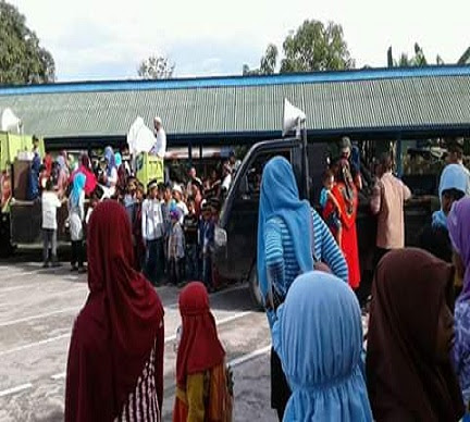 Warga Kalisemen Nabire Barat Peringati Datangnya Tahun 