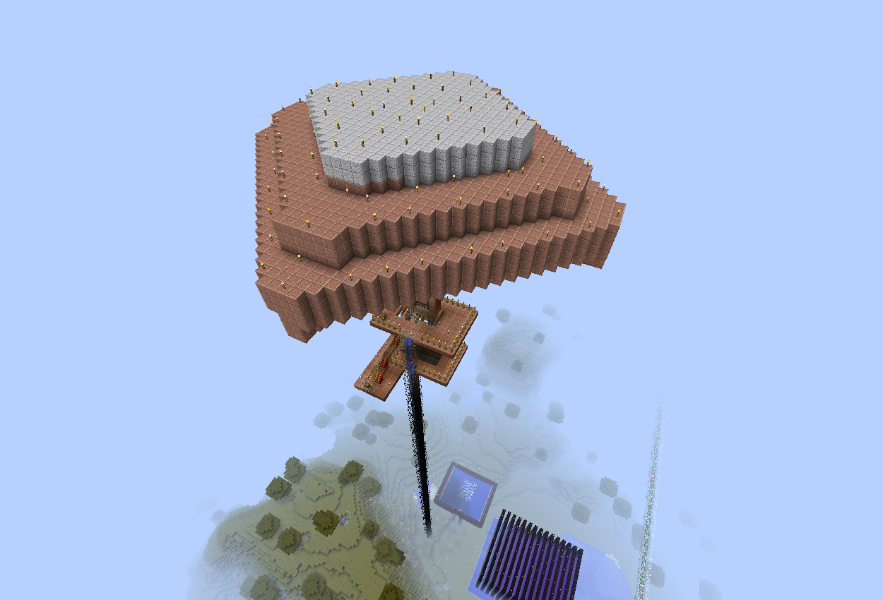 天空トラップ作りました 主に失敗の歴史 マイクラ初心者が行く