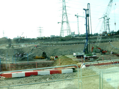 Site of Aquatic Centre, London 2012 Olympic site